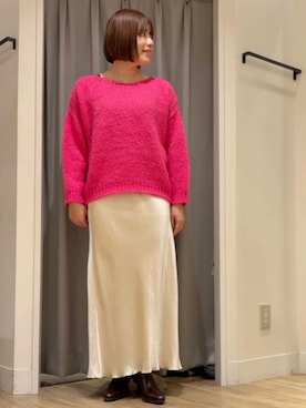 「Gready Brilliant（グレディブリリアン）のアイテム」を使った、natsumiさん（レディース・158cm）の秋コーディネート