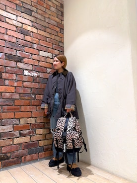 「アイテム（バックパック/リュック）」を使った、Ayumiさん（レディース・156cm・20代）の冬コーディネート