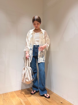 「MOHI（モヒ）のアイテム」を使った、Ayumiさん（レディース・156cm）の春コーディネート