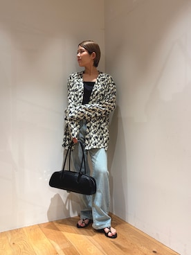 「MOHI（モヒ）のアイテム」を使った、Ayumiさん（レディース・156cm）の春コーディネート