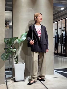 「GOOD ROCK SPEED（グッドロックスピード）のアイテム」を使った、Ayumiさん（レディース・156cm）の春コーディネート