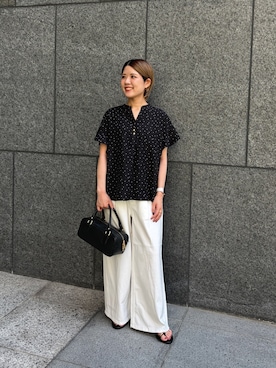 「MOHI（モヒ）のアイテム」を使った、Ayumiさん（レディース・156cm）の夏コーディネート