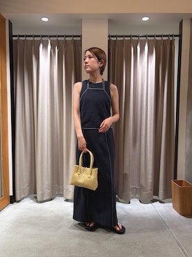 「LAATO（ラート）のアイテム」を使った、Ayumiさん（レディース・156cm）の夏コーディネート