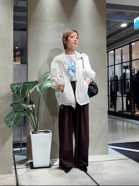 Ayumiさん（レディース・156cm）の春コーディネート