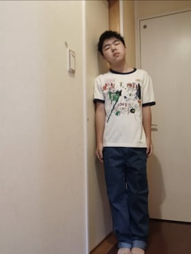 「アイテム（パンツ）」を使った、りゅうきくんさん（メンズ・158cm・10代）の秋コーディネート
