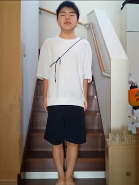 「アイテム（パンツ）」を使った、りゅうきくんさん（メンズ・158cm・10代）の秋コーディネート
