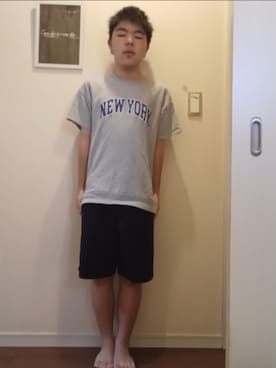 「アイテム（パンツ）」を使った、りゅうきくんさん（メンズ・158cm・10代）の秋コーディネート