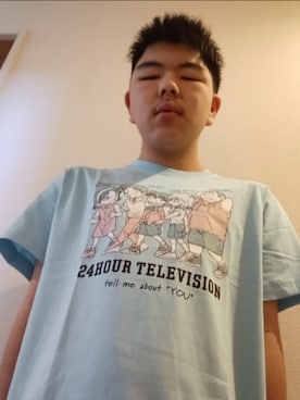「アイテム（Tシャツ/カットソー）」を使った、1l1106y0326さん（メンズ・158cm・10代）の夏コーディネート