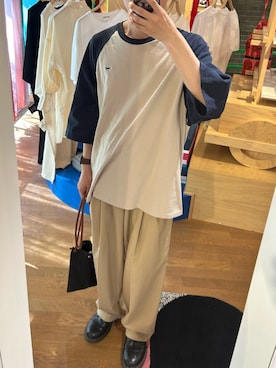「IL BISONTE（イルビゾンテ）のアイテム」を使った、ばるさん（メンズ・170cm）の夏コーディネート