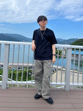 「KEEN（キーン）のアイテム」を使った、ばるさん（メンズ・170cm）の夏コーディネート