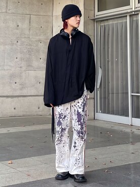 「ANEI（アーネイ）のアイテム」を使った、wataruさん（メンズ・175cm）の春コーディネート