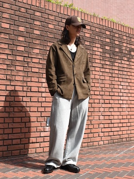 「アイテム（スウェットパンツ）」を使った、wataruさん（メンズ・175cm・20代）の冬コーディネート