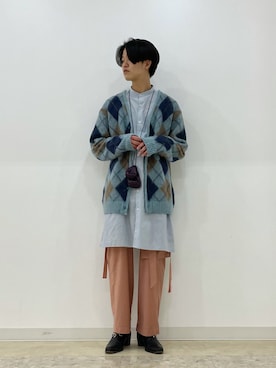「春ニット」｜wataruさん（メンズ・175cm・20代）の春コーディネート