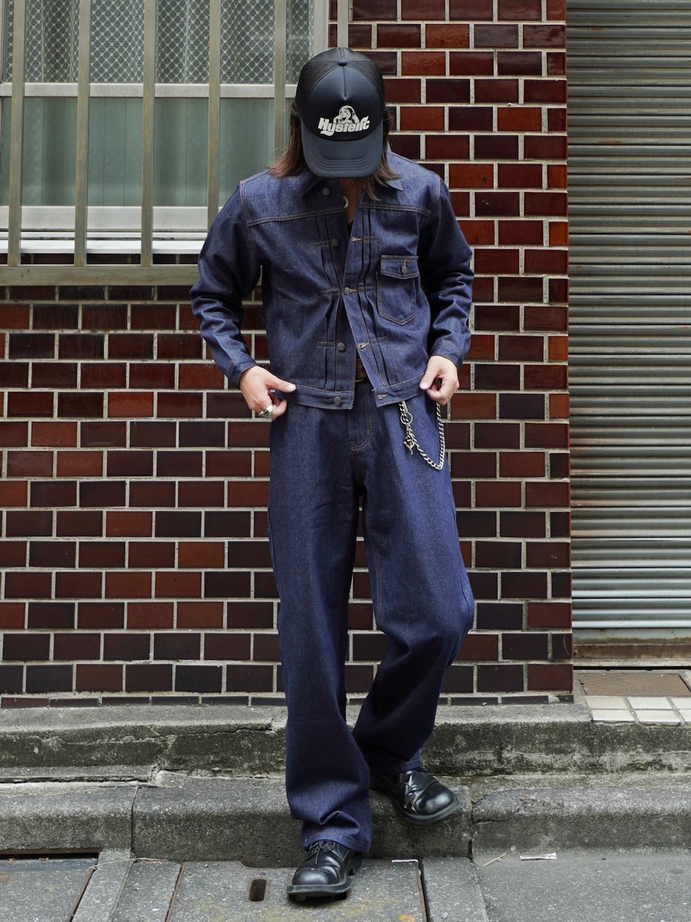 noen ノーエン　デニムジャケット　デニムパンツ　　　　セットアップ noen ノーエン デニムジャケット デニムパンツ セットアップ