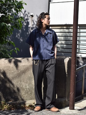 「アイテム（ブーツ）」を使った、wataruさん（メンズ・175cm・20代）の夏コーディネート