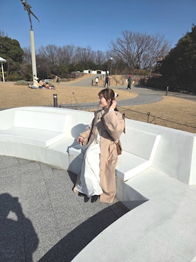 「OLUN（オルン）のアイテム」を使った、mimiさん（レディース・158cm）の春コーディネート