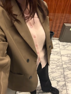 「Ada.（エイダ）のアイテム（ジャケット/アウター）」を使った、さのさん（レディース・163cm）の春コーディネート