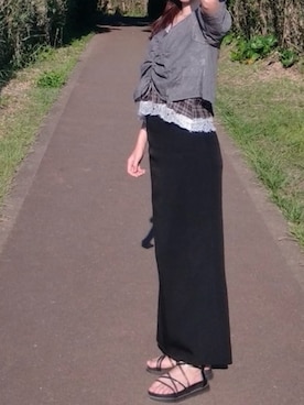 「Louere（ルエレ）のアイテム」を使った、さのさん（レディース・163cm）の夏コーディネート
