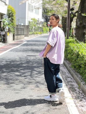 「アイテム（ブレスレット）」を使った、佐藤 史さん（メンズ・170cm・30代）の夏コーディネート