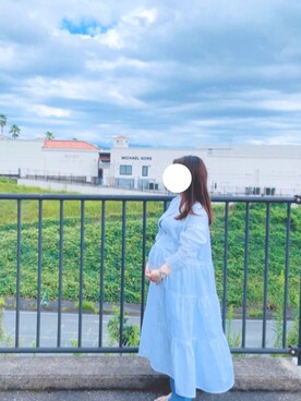 「rectangle（レクタングル）のアイテム（シャツワンピース）」を使った、ka__raさん（レディース・155cm）の秋コーディネート