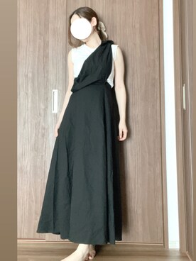 「mystic（ミスティック）のanyway ワンピース 【着用動画あり】（ワンピース、ブラック系）」を使った、ka__raさん（キッズ・80cm）の夏コーディネート