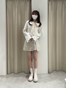 「スカパン」｜saeさん（レディース・159cm）の冬コーディネート