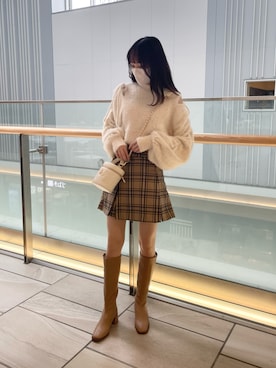 「スカパン」｜saeさん（レディース・159cm）の秋コーディネート