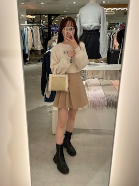 「スカパン」｜saeさん（レディース・159cm）の秋コーディネート