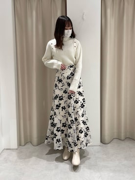 「ワントーンスタイル」｜saeさん（レディース・159cm）の秋コーディネート