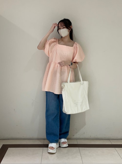 セール】サイドカッティングデニム（デニムパンツ）｜one after