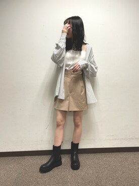 saeさん（レディース・159cm）の秋コーディネート