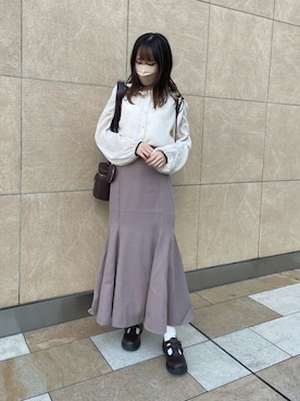 「バニティバッグ」｜saeさん（レディース・159cm）の秋コーディネート