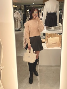 saeさん（レディース・159cm）の冬コーディネート