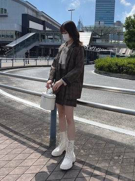 「バニティバッグ」｜saeさん（レディース・159cm）の秋コーディネート