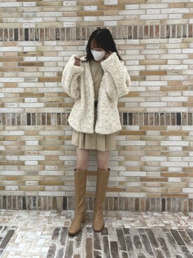 「one after another NICE CLAUP（ワンアフターアナザーナイスクラップ）のアイテム（ノーカラーコート）」を使った、saeさん（レディース・159cm）の夏コーディネート
