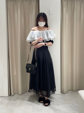 「ワントーンスタイル」｜saeさん（レディース・159cm）の夏コーディネート