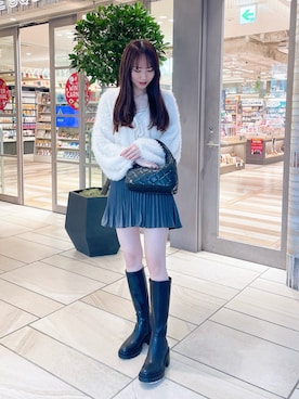 saeさん（レディース・159cm）の冬コーディネート