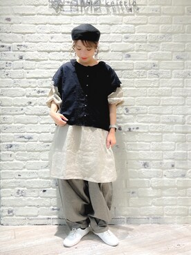 こうのりなさん（レディース・154cm）の夏コーディネート