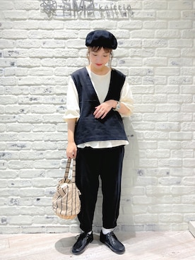 こうのりなさん（レディース・154cm）の夏コーディネート