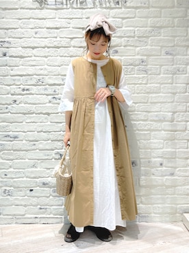 こうのりなさん(レディース・154cm)の夏コーディネート