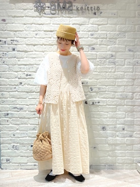 こうのりなさん（レディース・154cm）の夏コーディネート