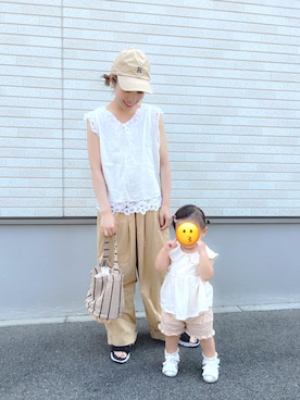 こうのりなさん（レディース・154cm）の夏コーディネート