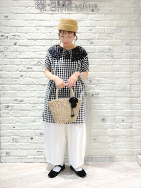 こうのりなさん（レディース・154cm）の夏コーディネート