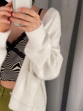 「ピスタチオ」｜「アイテム（キャミソール）」を使った、momoさん（レディース・164cm）の秋コーディネート