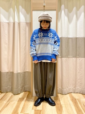 「アイテム（その他）」を使った、む ら ま つさん（レディース・148cm）の冬コーディネート