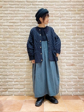 「Samansa Mos2（サマンサ モスモス）のアイテム（テーラードジャケット）」を使った、む ら ま つさん（レディース・148cm）の秋コーディネート