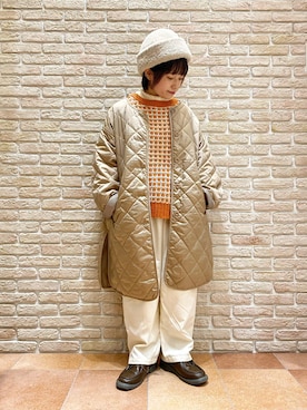 「Samansa Mos2（サマンサ モスモス）のアイテム（テーラードジャケット）」を使った、む ら ま つさん（レディース・148cm）の秋コーディネート