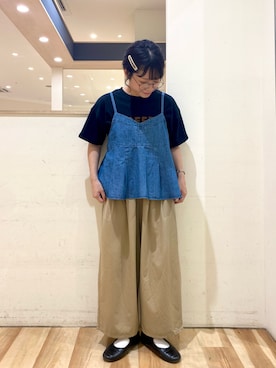 「サマンサモスモス」｜「アイテム（その他）」を使った、む ら ま つさん（レディース・148cm）の夏コーディネート