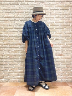 「ブレードハット」｜む ら ま つさん（レディース・148cm）の夏コーディネート