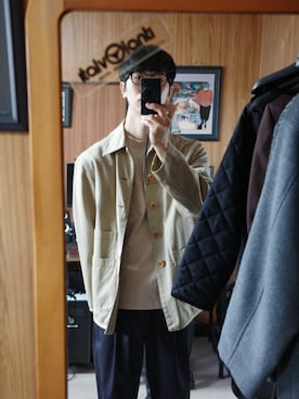 よしのりさん（メンズ・172cm）の冬コーディネート